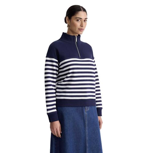 Sportscraft SC Stripe Qtr Zip Sweat